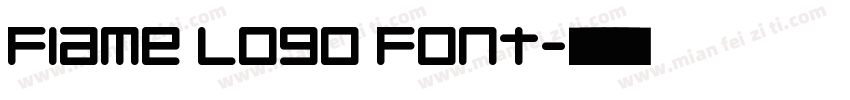 Flame Logo Font字体转换